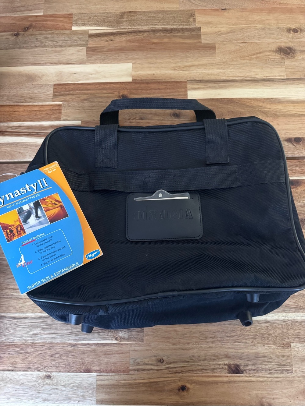 Black Travel/Carry Bag - Olympia 16” length. New with tags